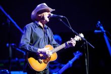 Russell Morris performs at Hamer Hall as support for America on their 2017 Australia tour.