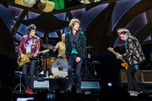 The Rolling Stones perform at Rod Laver Arena in Melbourne on 5 November 2014. (AAP Image/Noise 11/Ros O’Gorman) NO ARCHIVING, EDITORIAL USE ONLY