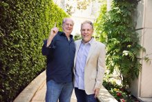 Michael Gudinski and Jay Marciano