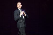 Michael Buble at Rod Laver Arena, photo Ros O'Gorman