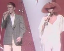 David Bowie and Cher from The Cher Show 1975