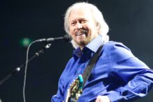 Barry Gibb at Rod Laver Arena photo by Ros O'Gorman