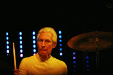 Charlie Watts of the Rolling Stones photo by Ros O'Gorman
