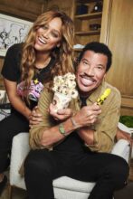 Lionel Richie and Tyra Banks new ice-cream Photo by Massimo Campana