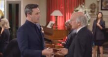 John Hamm with Larry David on Curb Your Enthusiasm 11