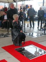 Marty Stuart and Connie Smith at Connie's Nashville Walk of Fame induction (photo from the Connie Smith Facebook page)