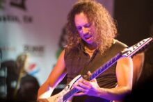 Kirk Hammett of Metallica by Ros O'Gorman