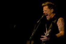 Metallica performing The Angels’ Am I Ever Gonna See Your Face Again in Adelaide