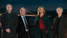 Dennis Waterman second from left in New Tricks photo from BBC