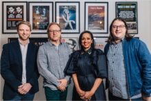 L-R: AAMI Marketing Manager,Toby Gill, Roundhouse Entertainment Director, Michael Newton, Suncorp Group’s Head of Mass Brands & Sponsorships, Rapthi Thanapalasingam and Mushroom Group Chief Executive, Matt Gudinski.