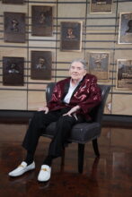 Jerry Lee Lewis at the 2022 Country Music Hall of Fame Inductee Announce on May 17, 2022 at the Country Music Hall of Fame in downtown Nashville.