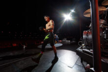 Anthony Kiedis of Red Hot Chili Peppers in Melbourne 7 Feb 23 photo by David Mushegain supplied Live Nation