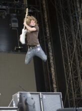 Joe Sumner with Fiction Plane at the MCG Melbourne 2007 photo by Ros O'Gorman