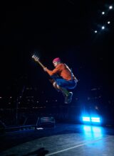 Flea of Red Hot Chili Peppers in Melbourne 7 Feb 23 photo by David Mushegain supplied Live Nation