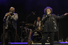 Leo Sayer and Joe Camilleri photo by Martin Caulfield Sydney 18 May 2023