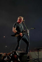 James Hetfield of Metallica at Powertrip photo by Richard Gilkerson