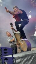 Chris Cheney and Scott Owen of The Living End at Red Hot Summer 2024. Photo by Peter Walsh, son of Peter Walsh