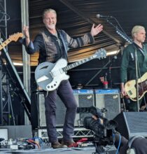 Josh Homme of Queens of the Stone Age at LookOut Torquay photo by Winston Robinson