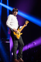Alex James Blur perform in Melbourne at Rod Laver Arena on Tuesday 28 July 2015. photo by Ros O'Gorman