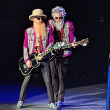 Billy Gibbons and Elwood Francis ZZ Top Melbourne photo Winston Robinson