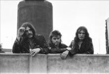 Motorhead 1976 photo by Sheila Rock supplied BMG Records