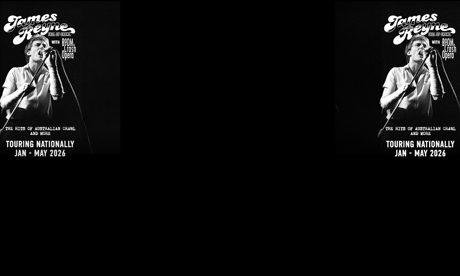 Fall of Crawl James Reyne 2026 tour