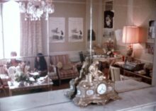 John Lennon and Yoko Ono in Clock