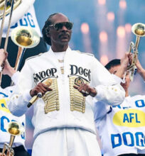 Snoop Dogg performs at the AFL Grand Final at the MCG in Melbourne 2025.
