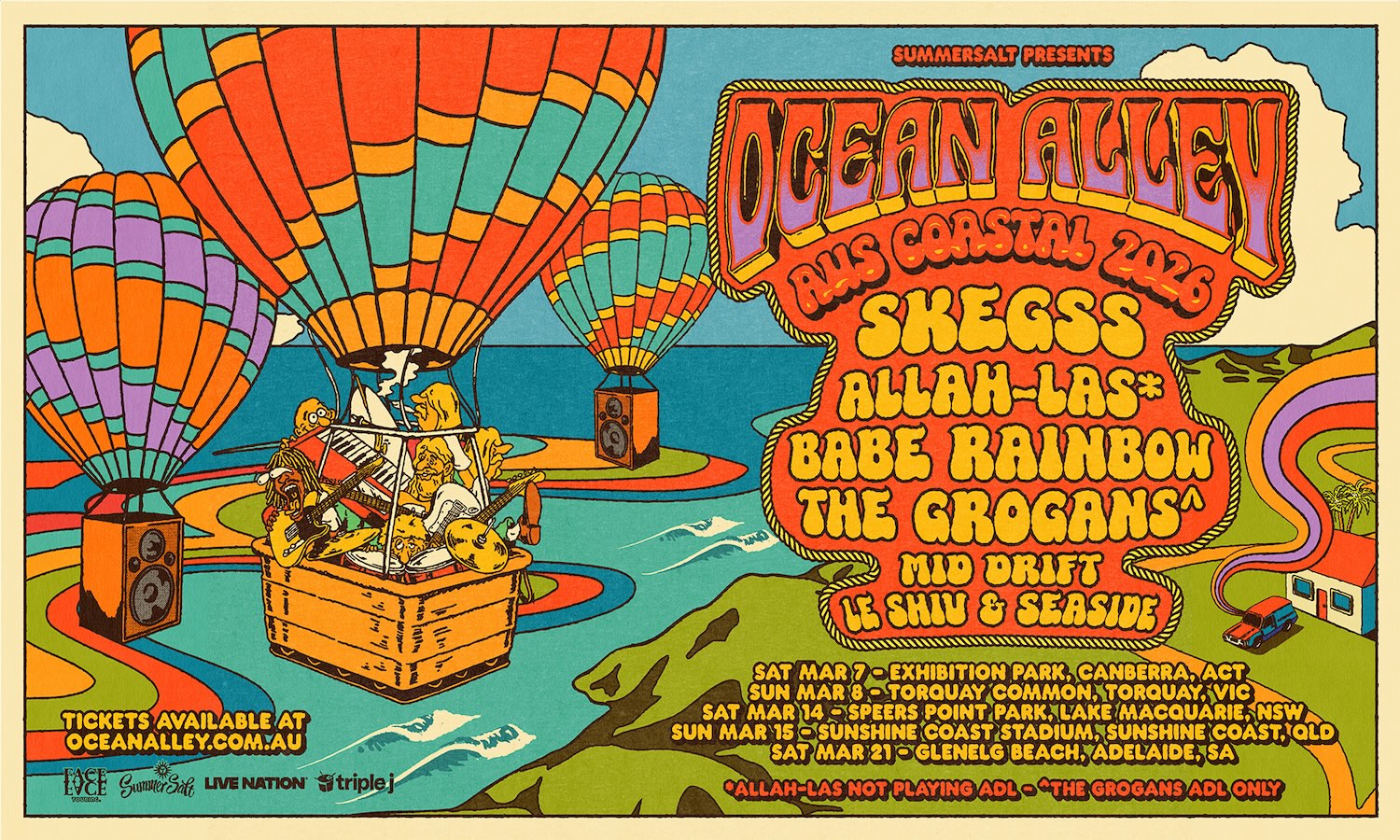 Summersalt 2026 with Ocean Alley