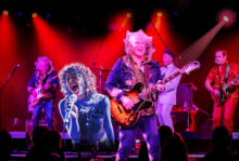 Bob ‘Bongo’ Starkie performing live with his Skyhooks Show band