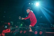 AC/DC perform live at the Melbourne Cricket Ground during the Power Up Tour, 2025.