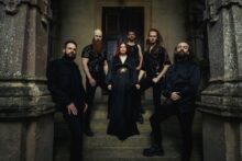 Blackbriar performing gothic metal with atmospheric lighting and dramatic styling