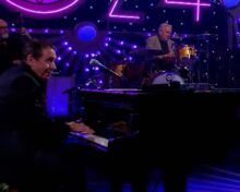 Gilson Lavis performing on drums