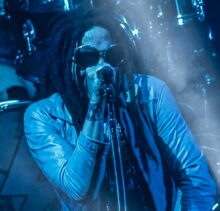 Lenny Kravitz performing live at John Cain Arena in Melbourne