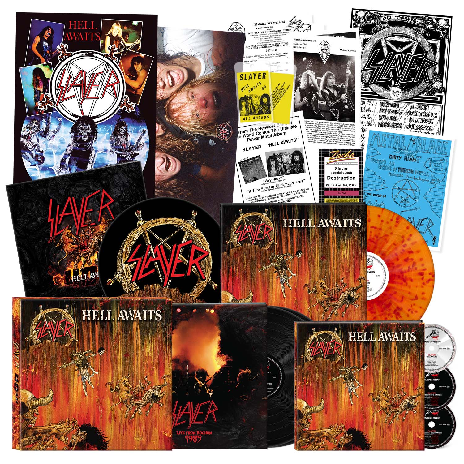 Slayer Announce 40th Anniversary Reissue Of Hell Awaits For May
