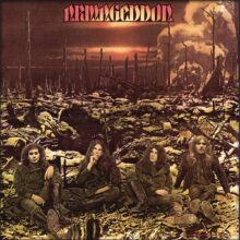 Armageddon 1975 album 50th anniversary Atomic Red vinyl reissue