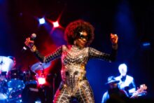 Boney M Featuring Maizie Williams performing live on stage