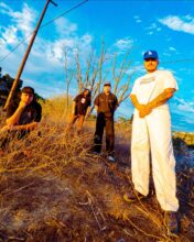 Death Lens band press image photographed by Kevin Allen