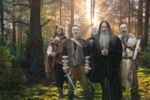 Finger Eleven band members promoting Last Night On Earth miniseries