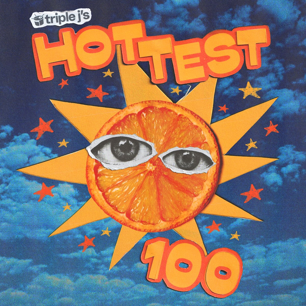 Crowd listening to triple j Hottest 100 countdown at a backyard listening party