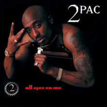 2Pac All Eyez On Me album cover from 1996