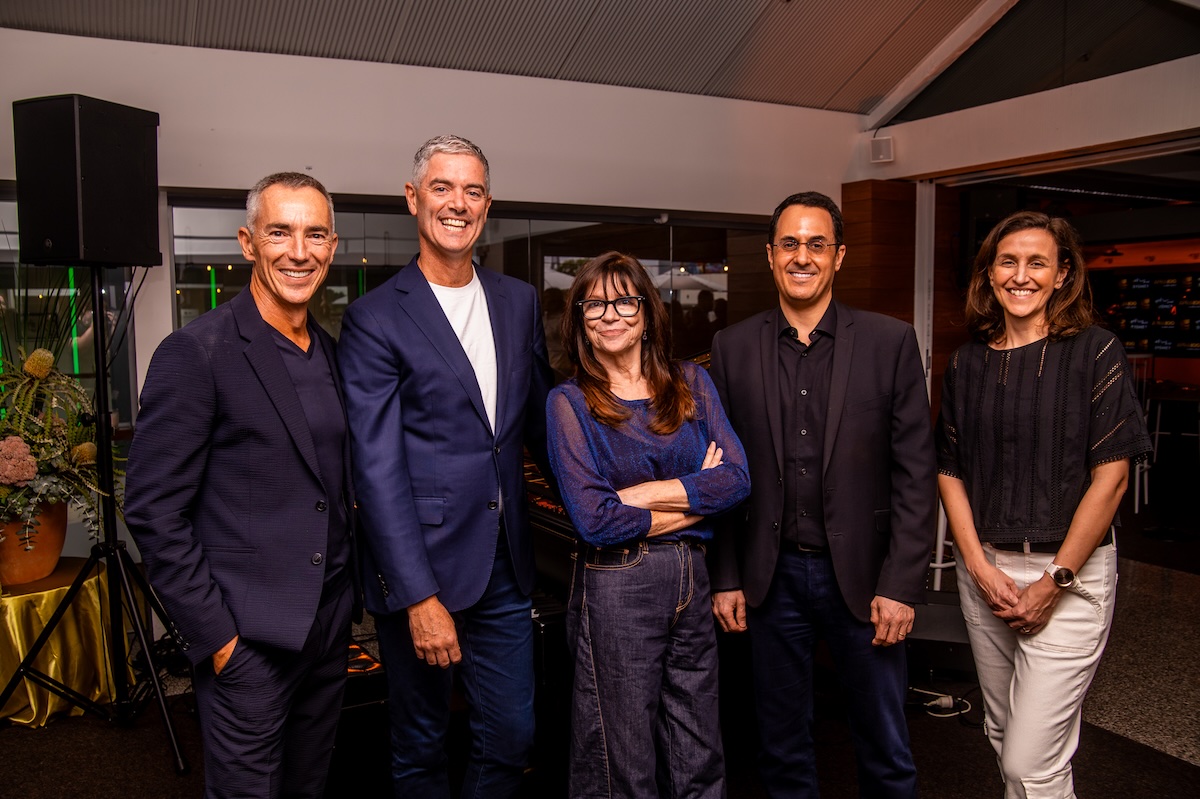 APRA-CISAC-Sydney-L-R Dean Ormston - John Graham - Jenny Morris - Gadi Oron - Jennifer Brown Photo Credit Tori Hyland