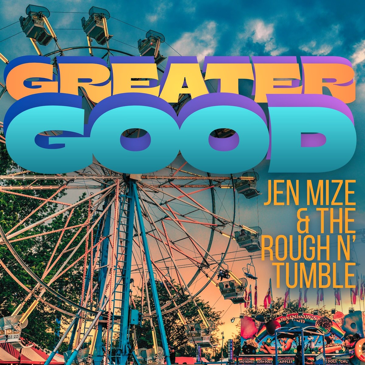Jen Mize performing with The Rough N’ Tumble, promoting their new single Greater Good
