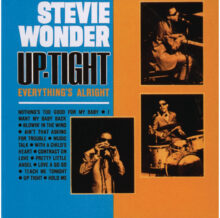 Archival image of Stevie Wonder 1966 album Uptight, recorded at Motown’s Hitsville U.S.A. studios in Detroit.