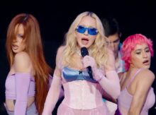 Madonna performs live at Times Square 4 June 2026