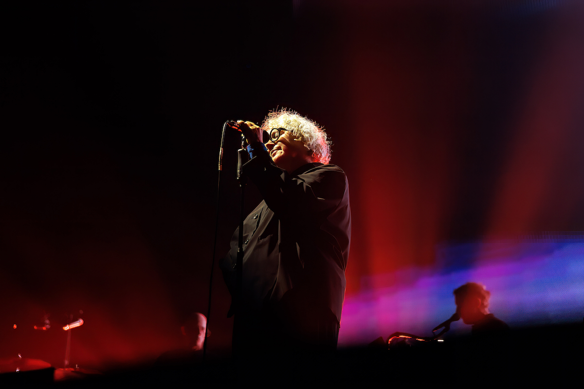 Massive Attack photo by Jonathan White, Rod Laver Arena, www.instagram.com/rodlaverarena