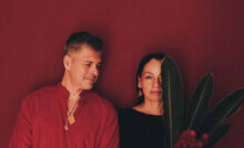 Rodrigo Y Gabriela performing live with acoustic guitars