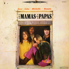 The Mamas & The Papas in 1966 featuring Michelle Phillips, Cass Elliot, Denny Doherty and John Phillips