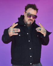 Bam Margera performing during An Evening With Bam Margera Australian tour