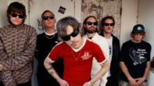 Cage The Elephant vocalist Matthew Shultz performing with the band